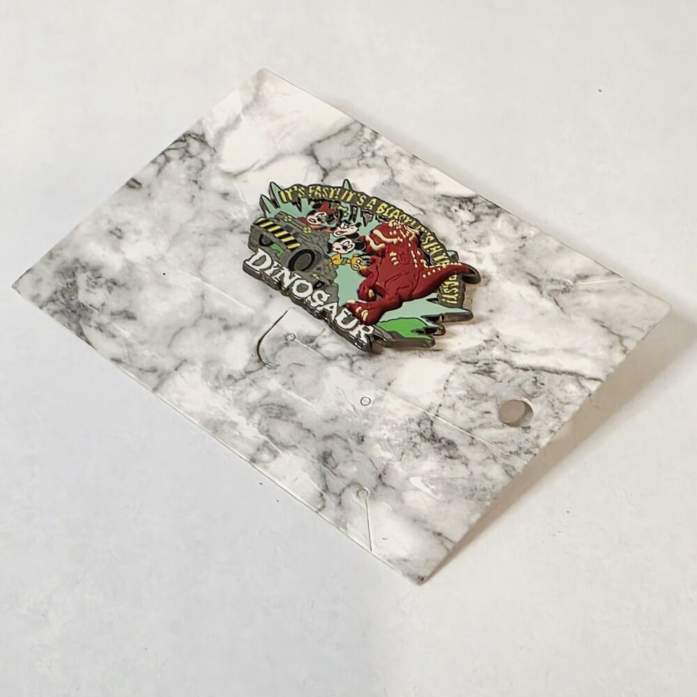 Mickey and Friends Carnotaurus Chase Dinosaur Dinsey Trading Pin 2008 EUC RARE - Picture 4 of 7